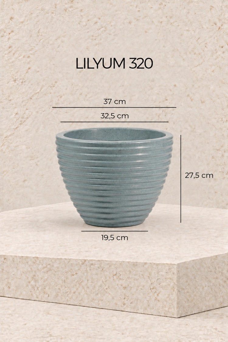BOSTANN DEKORATİF SAKSI - LILYUM 320 - 13 LİTRE