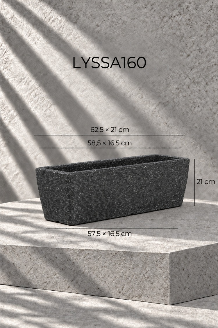 BOSTANN DEKORATİF SAKSI - LYSSA 160 - 18 LİTRE