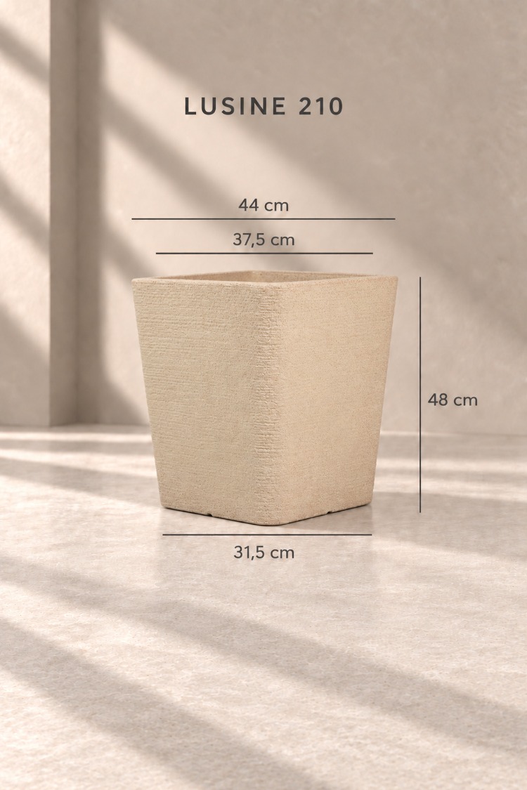 BOSTANN DEKORATİF SAKSI - LUSINE 210 - 74 LİTRE