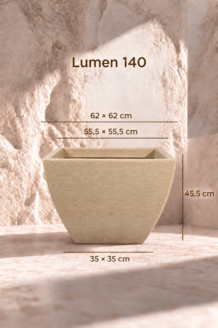 BOSTANN DEKORATİF SAKSI - LUMEN 140 - 125 LİTRE