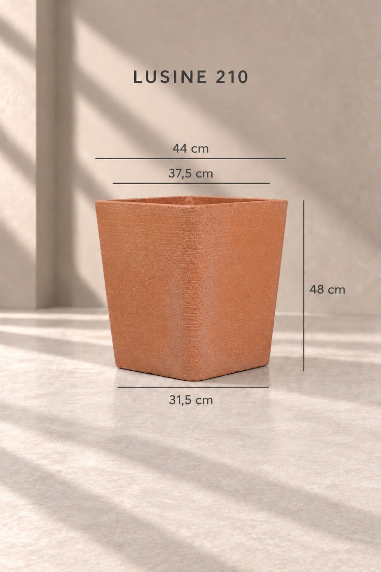 BOSTANN DEKORATİF SAKSI - LUSINE 210 - 74 LİTRE