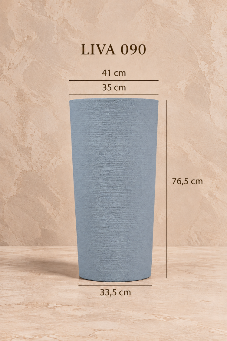 BOSTANN DEKORATİF SAKSI - LIVA 090 - 80 LİTRE