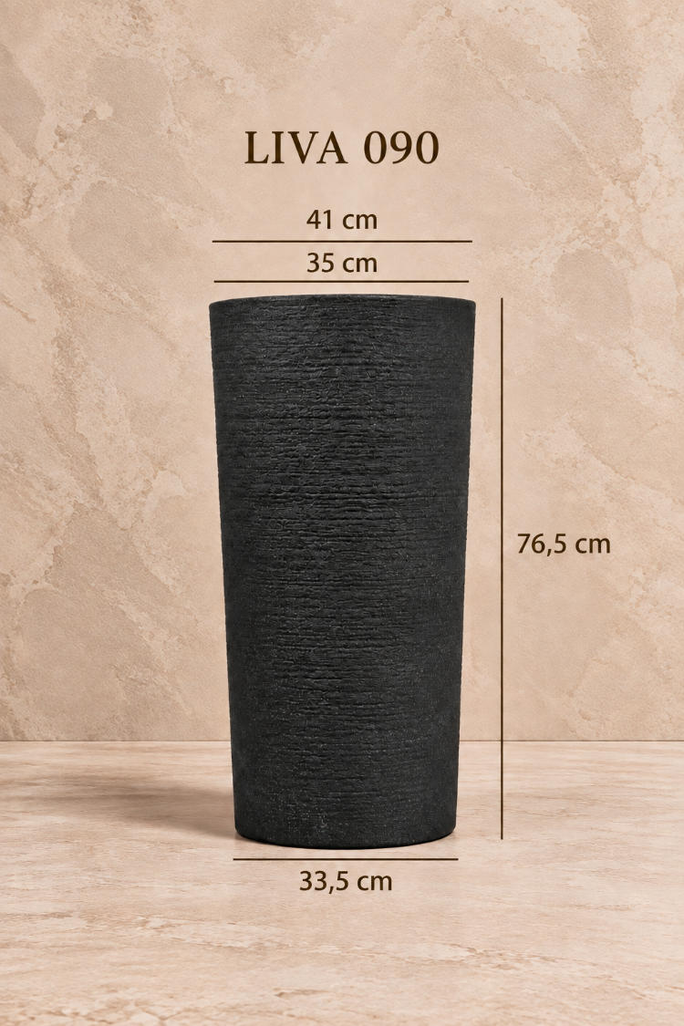 BOSTANN DEKORATİF SAKSI - LIVA 090 - 80 LİTRE