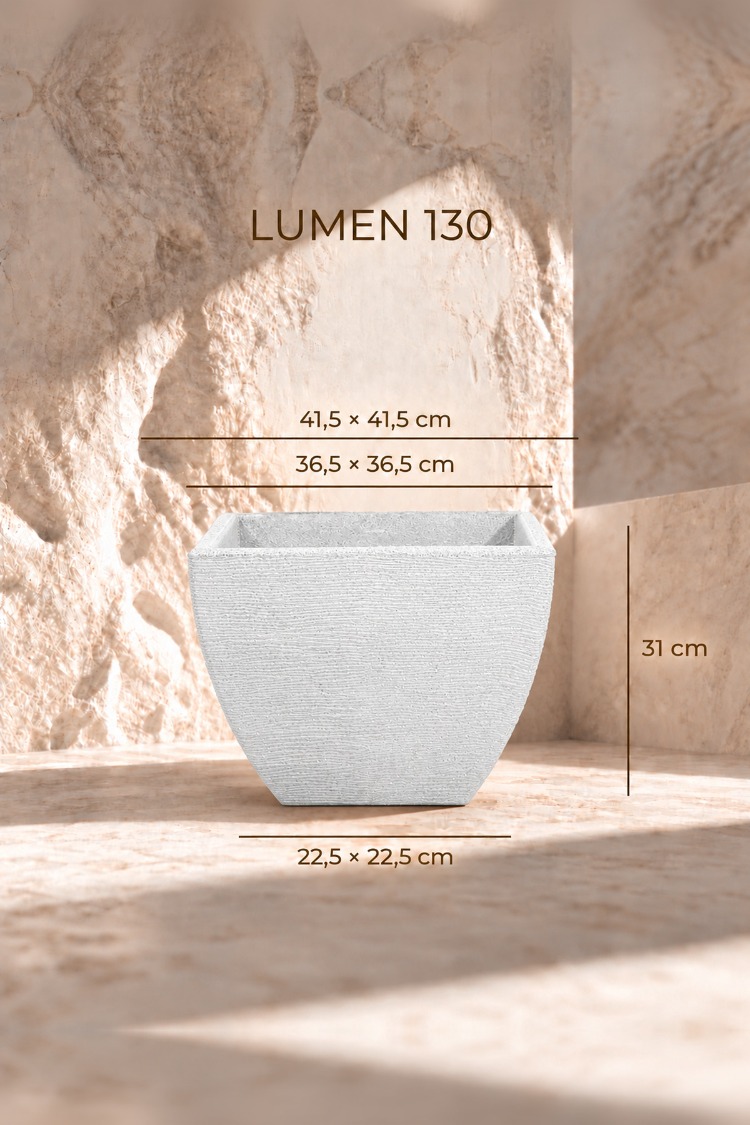 BOSTANN DEKORATİF SAKSI - LUMEN 130 - 35 LİTRE