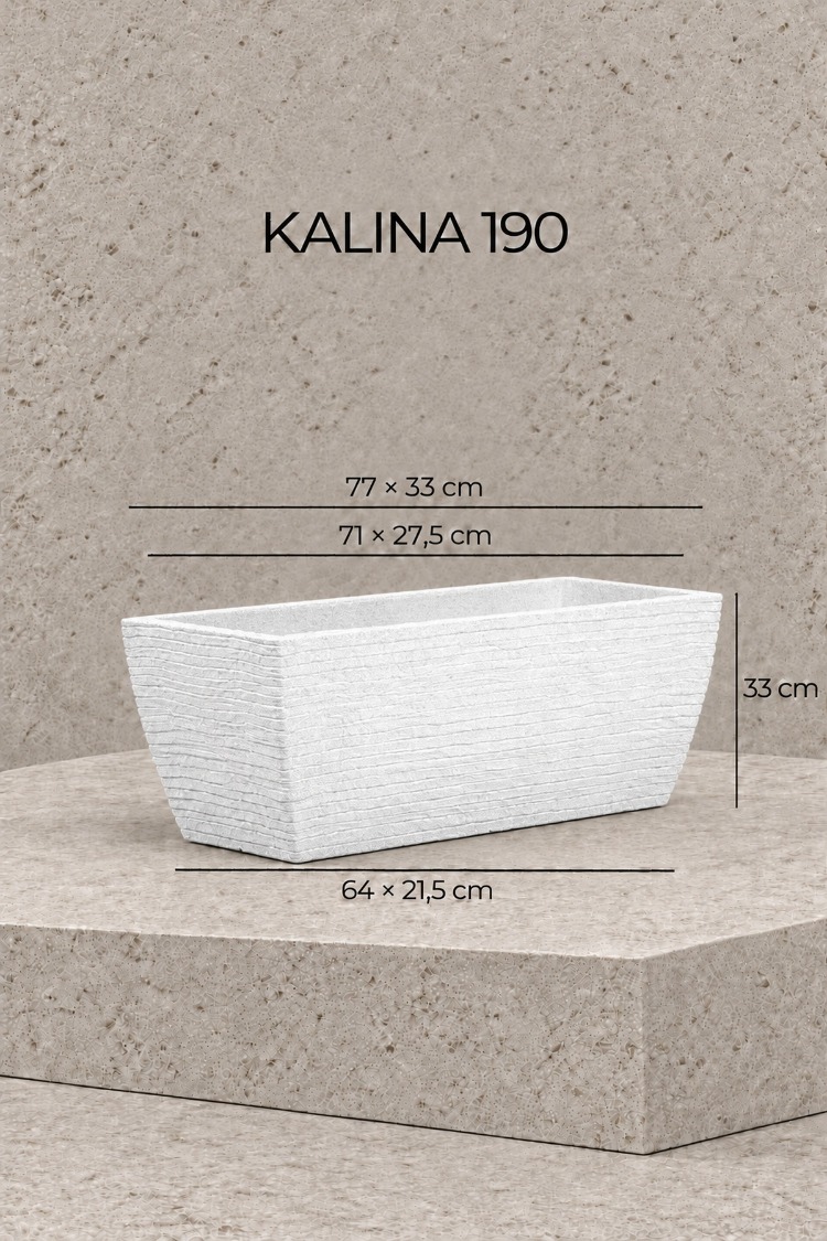 BOSTANN DEKORATİF SAKSI - KALINA 190 - 60 LİTRE