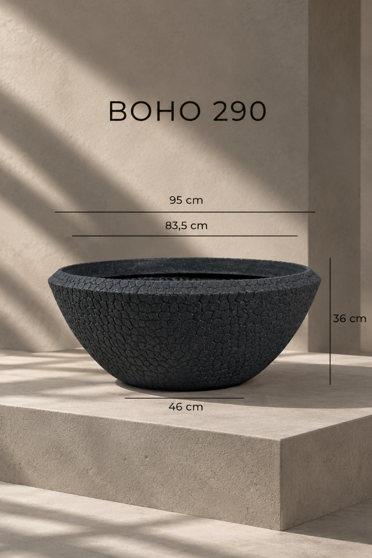 BOSTANN DEKORATİF SAKSI - BOHO 290 - 157 LİTRE