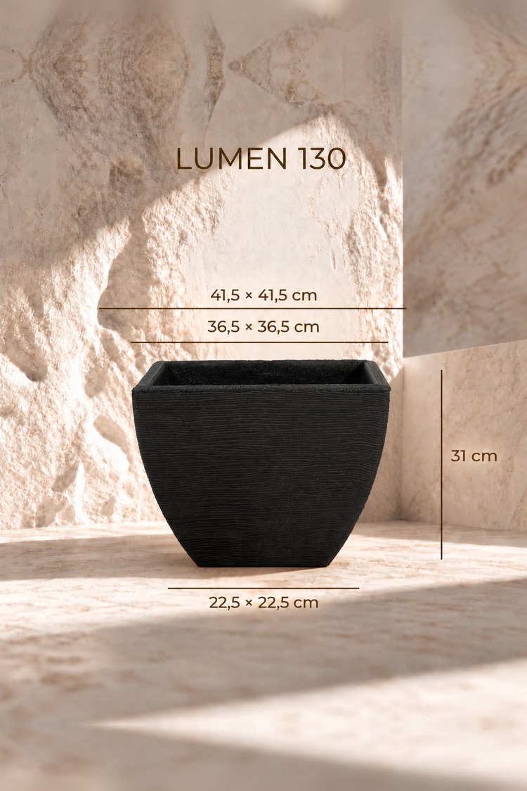 BOSTANN DEKORATİF SAKSI - LUMEN 130 - 35 LİTRE