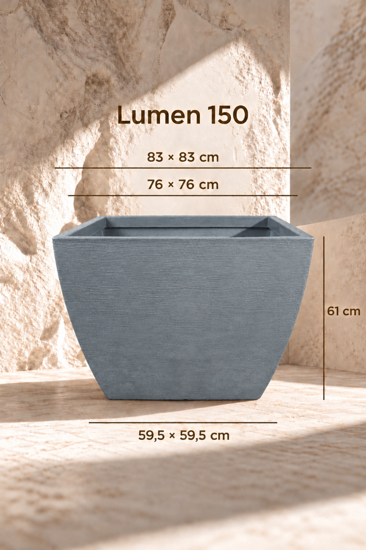 BOSTANN DEKORATİF SAKSI - LUMEN 150 - 300 LİTRE