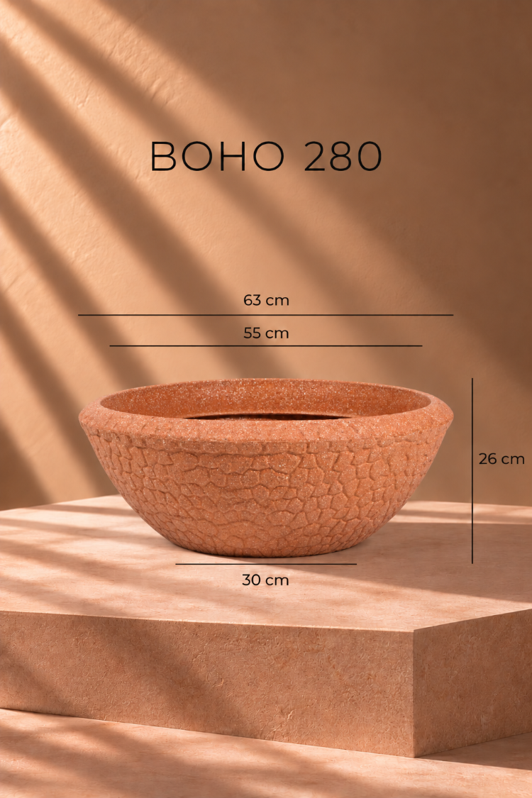 BOSTANN DEKORATİF SAKSI - BOHO 280 - 40 LİTRE