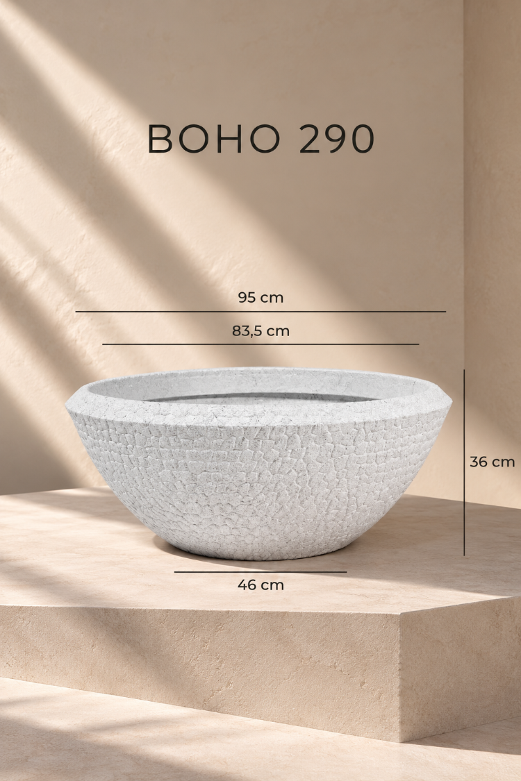 BOSTANN DEKORATİF SAKSI - BOHO 290 - 157 LİTRE