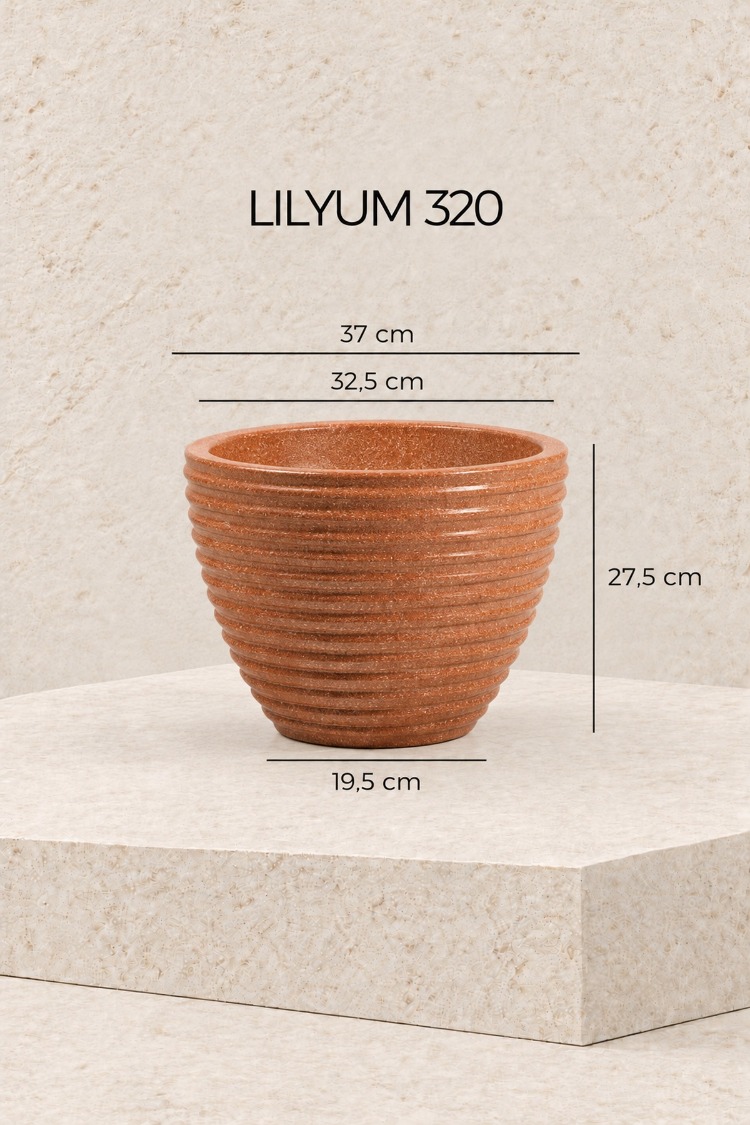 BOSTANN DEKORATİF SAKSI - LILYUM 320 - 13 LİTRE