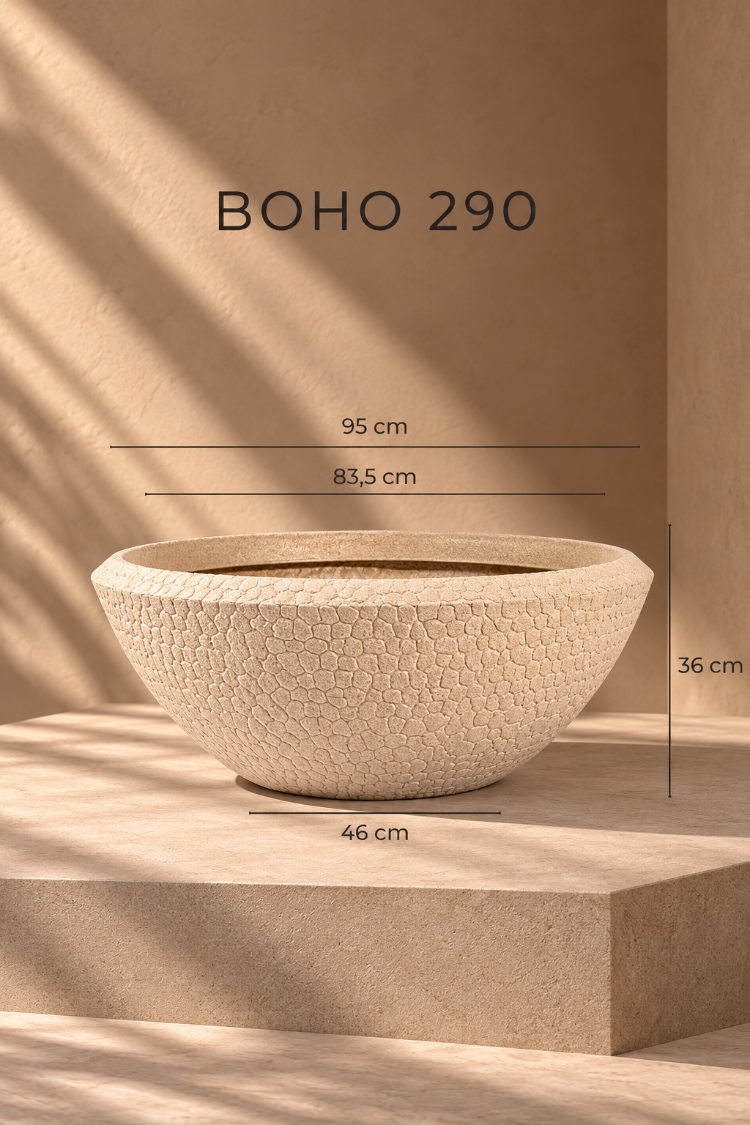 BOSTANN DEKORATİF SAKSI - BOHO 290 - 157 LİTRE