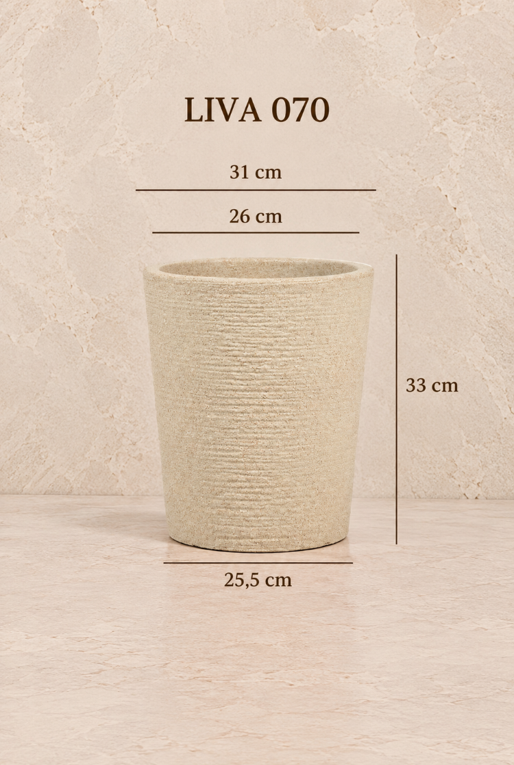 BOSTANN DEKORATİF SAKSI - LIVA 070 - 20 LİTRE
