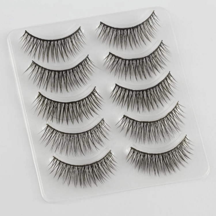 4 Parça Kirpik Seti Takma Kirpik Takımı 5li Kirpik Set Kirpik Kıvırıcı Kirpik Yapıştırıcı Rimel Mask