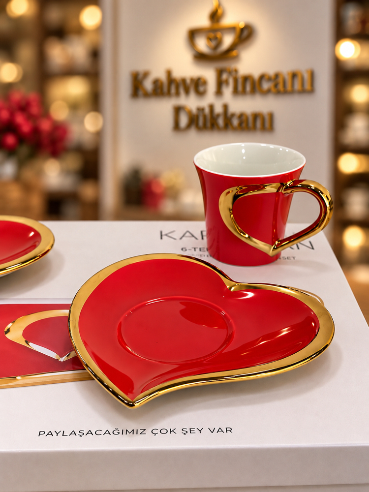 KARACA LOVE 2’Lİ FİNCAN SET