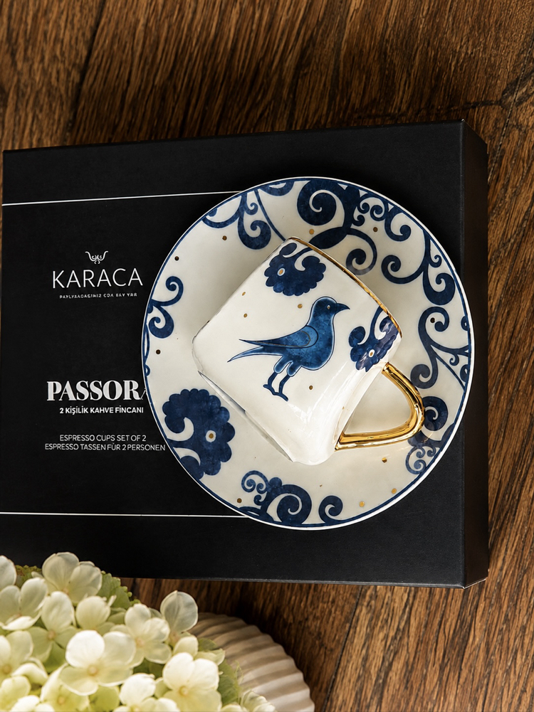 KARACA PASSORA 2’Lİ KAHVE FİNCAN SET