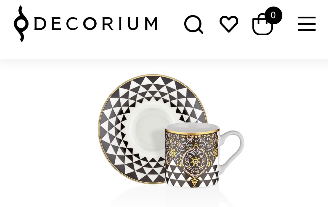 Decorium 24 Ayar Altın Yaldızlı 2’li Set