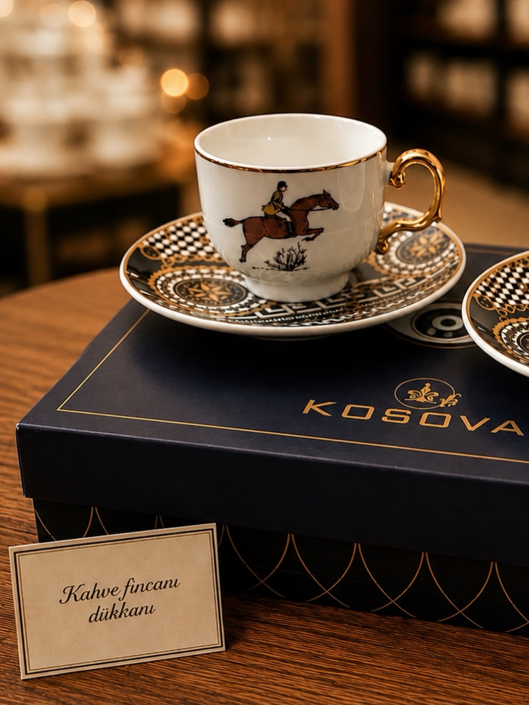 KOSOVA 2 KİŞİLİK KAHVE FİNCAN SETİ