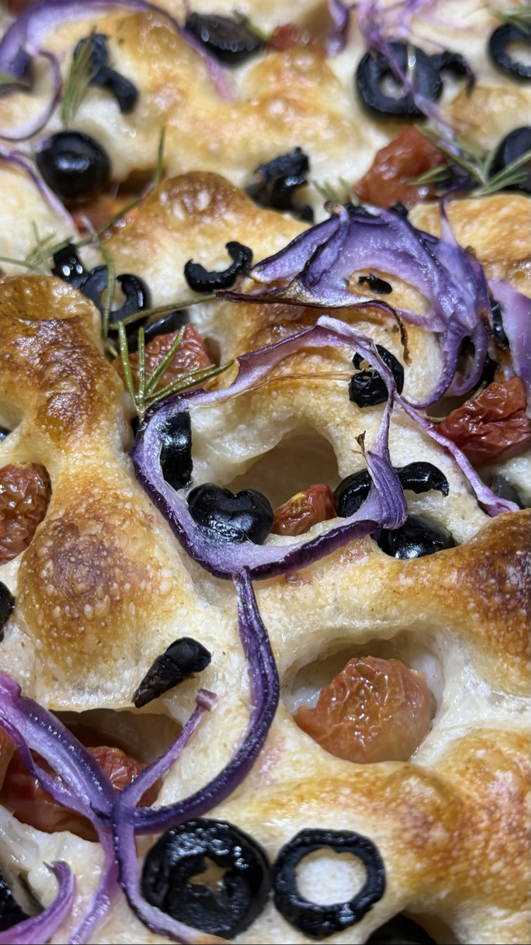 1800g %100 Ekşi Mayalı Tepsi Focaccia