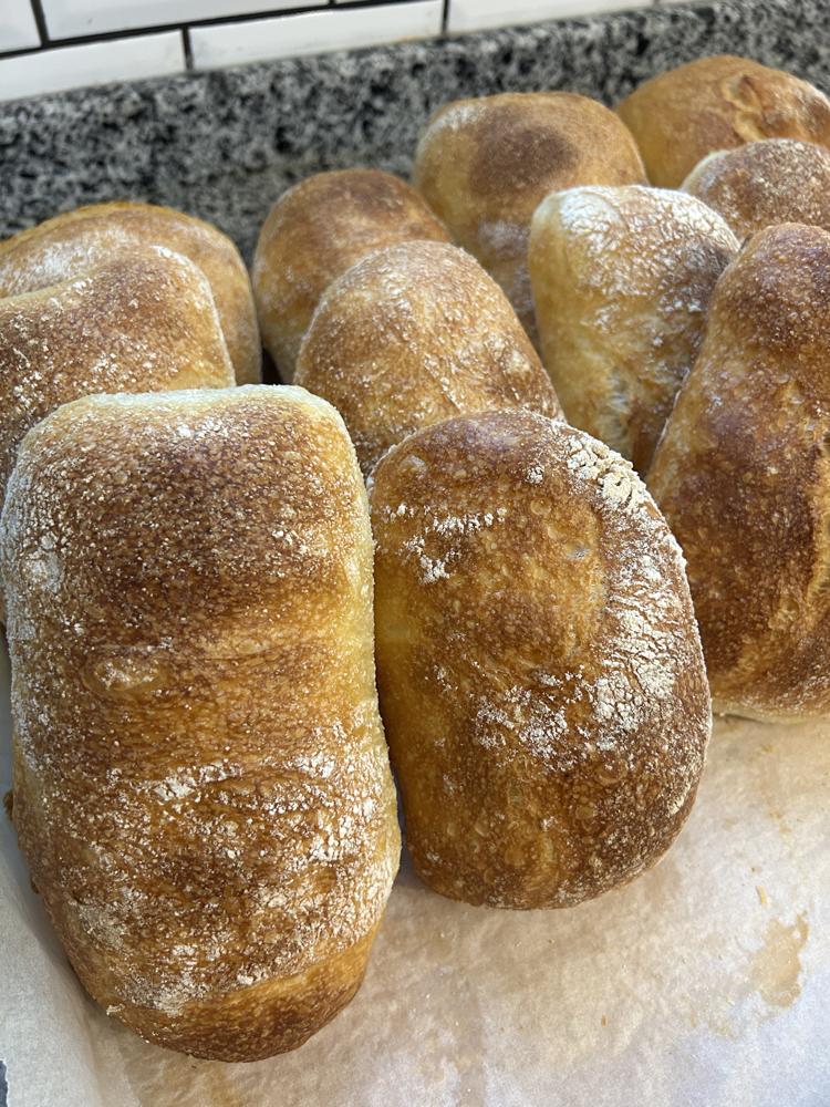 %100 Ekşi Mayalı Ciabatta Sandiviç ekmeği