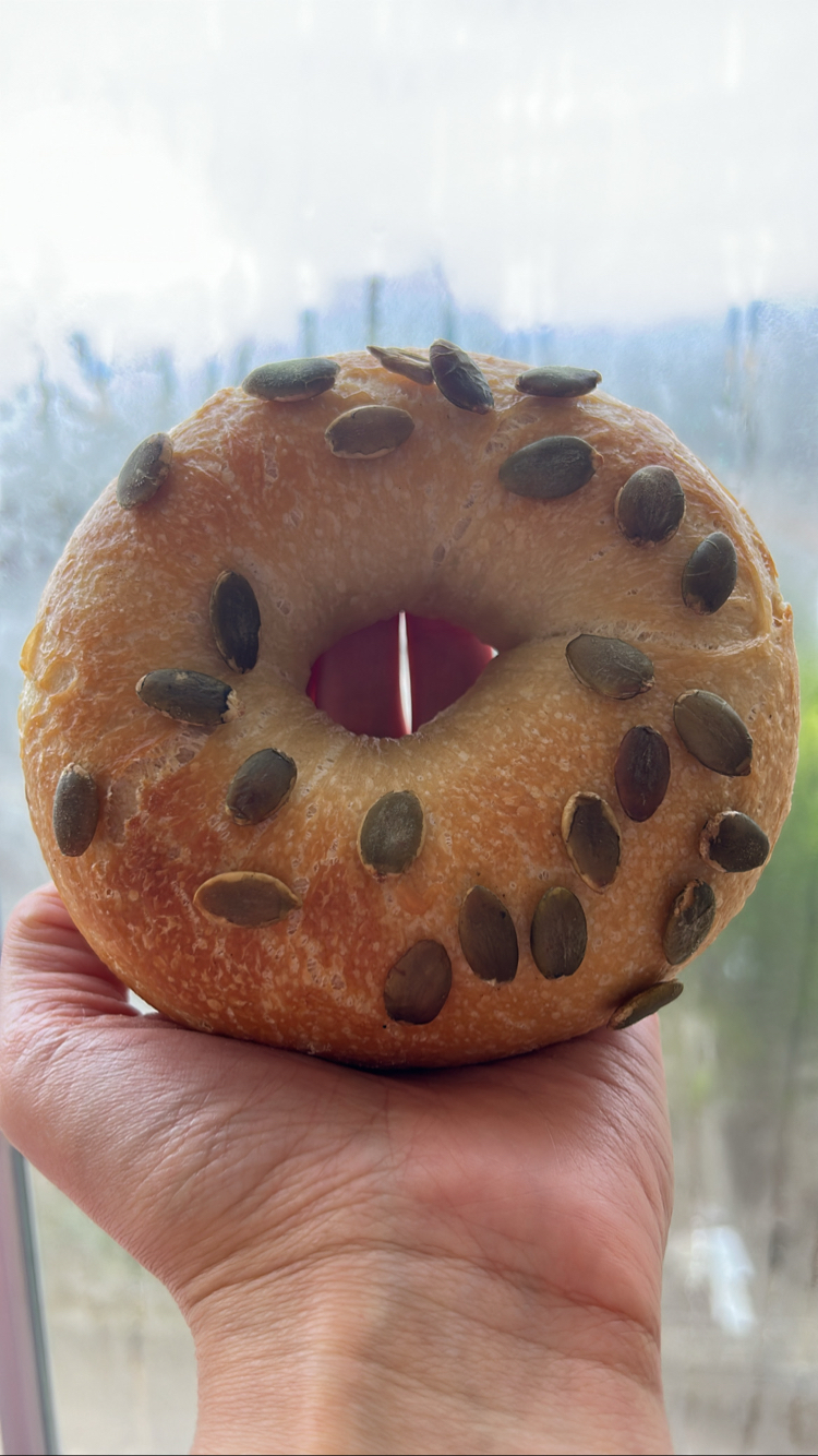 %100 ekşi mayalı Bagel