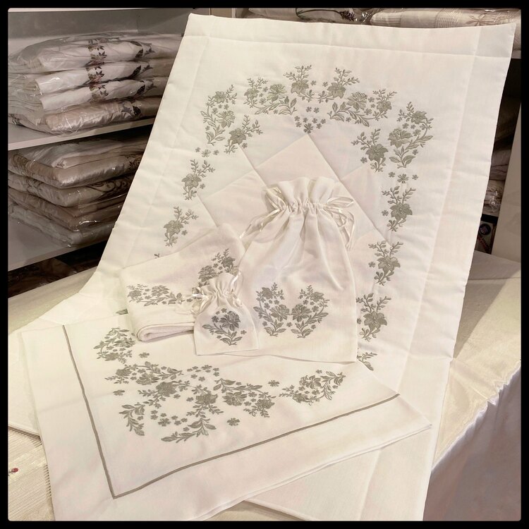 ZARA BOHÇALI KETEN SECCADE TAKIMI