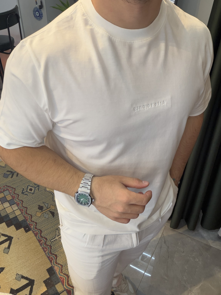 Premium Bisiklet Yaka Triko Tişört