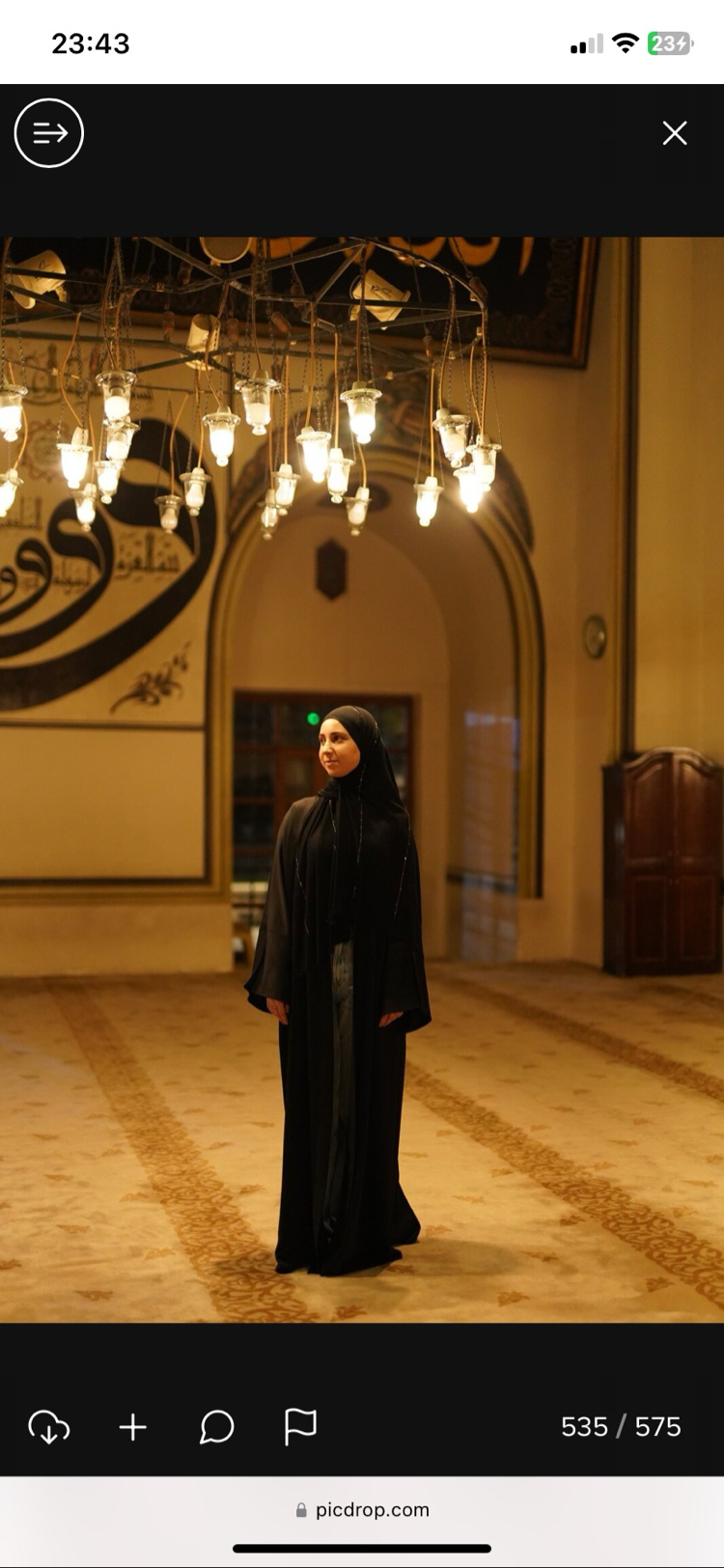 yırtmaçlı siyah abaya 