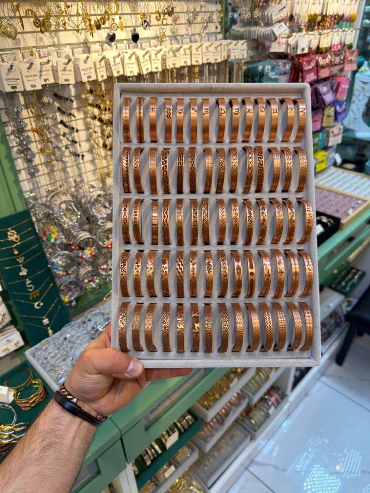 Bakır Bileklik Lazer İşçilik