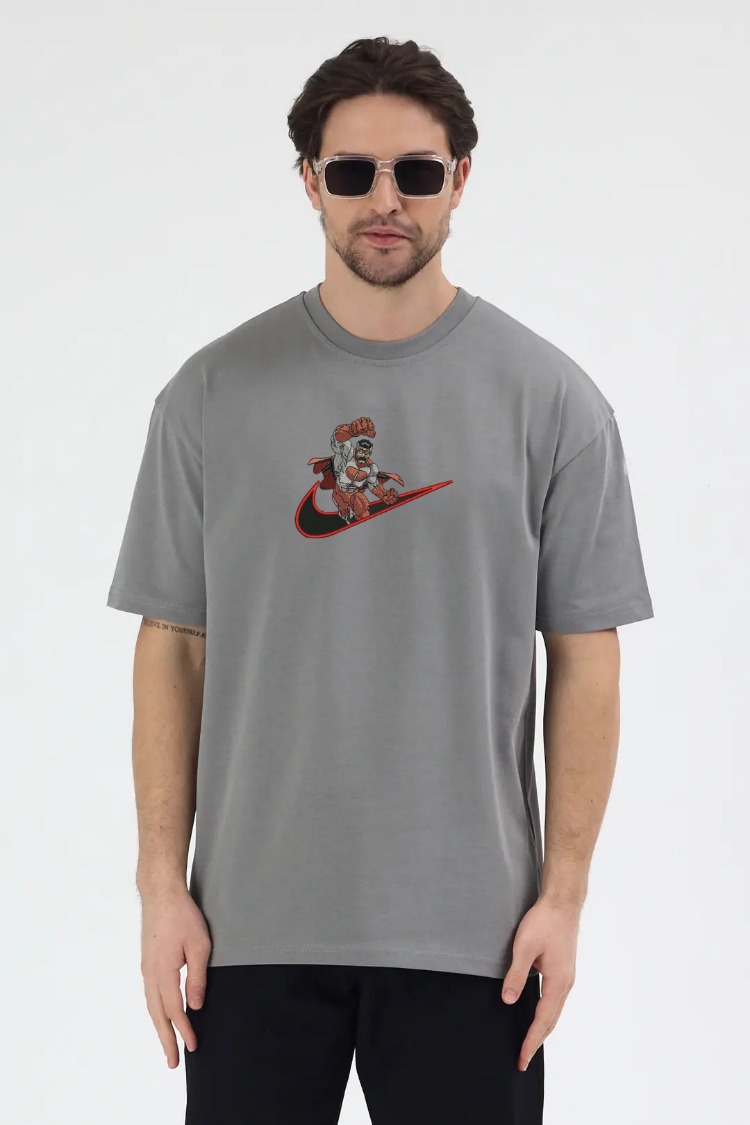 Omni Man Nakış İşlemeli Unisex Oversize T-Shirt