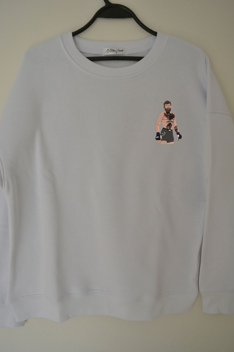 Conor McGregor Nakış İşlemeli Unisex Oversize Sweatshirt