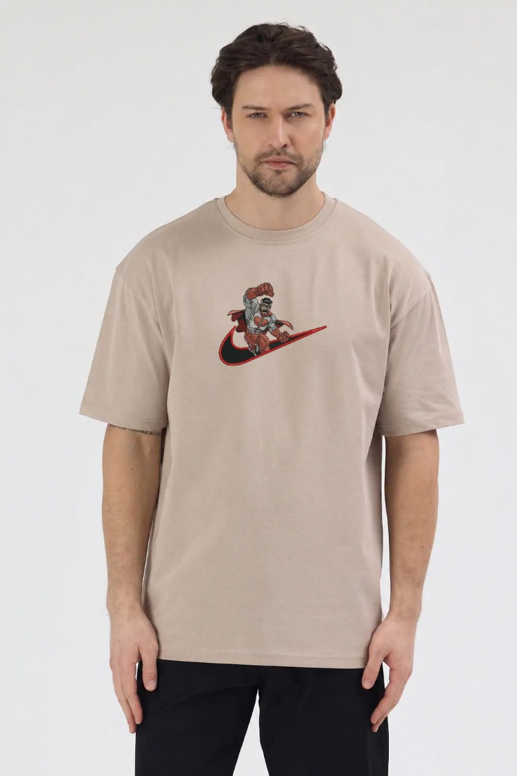 Omni Man Nakış İşlemeli Unisex Oversize T-Shirt