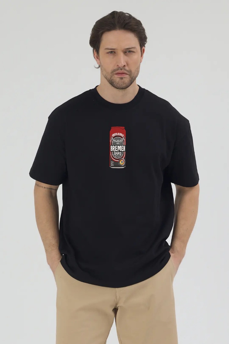 Bremen Nakış İşlemeli Unisex Oversize T-Shirt