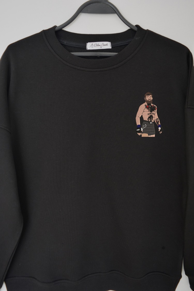 Conor McGregor Nakış İşlemeli Unisex Oversize Sweatshirt
