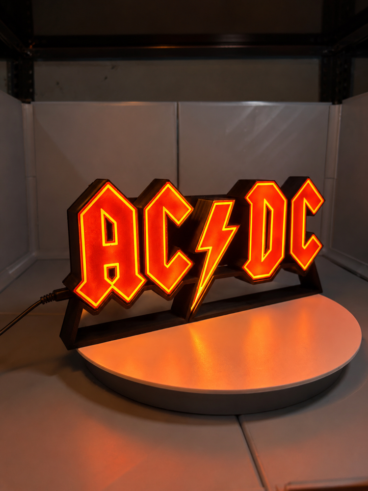 AC/DC Işıklı LED Masa Lambası – 25x10 cm Dekor