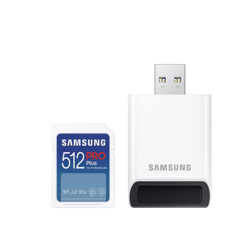 Samsung 512GB Pro Plus Mavi Hafıza Kartı sd kart