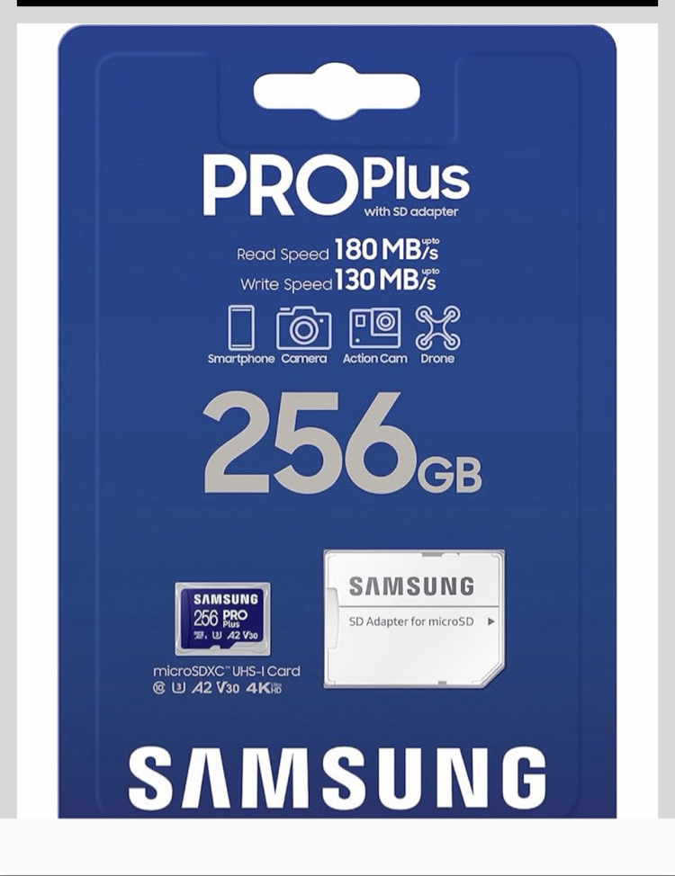 Samsung PRO Plus 256GB microSDXC Hafıza