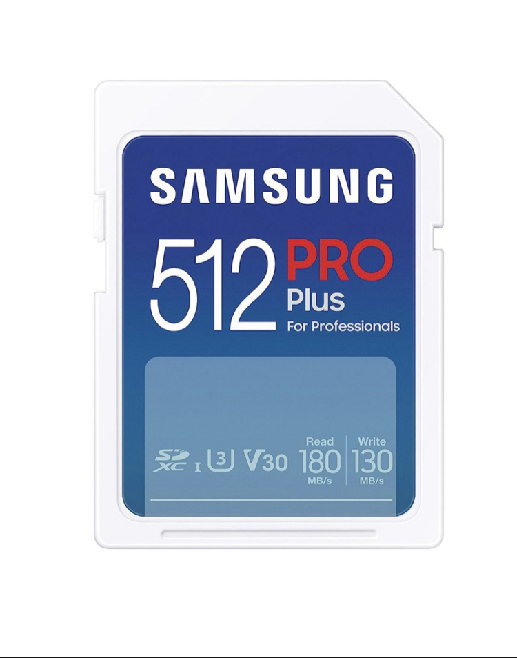 Samsung 512GB Pro Plus Mavi Hafıza Kartı sd kart