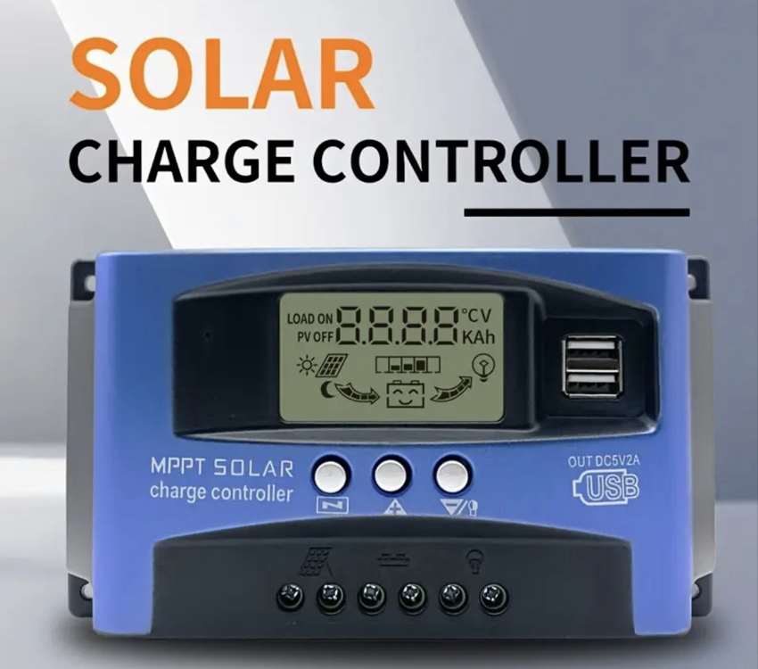 100 A 12/24 volt solar şarj cihazı