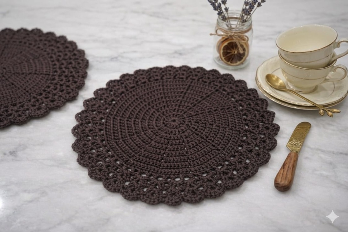 Acı Kahve Polyester Supla Takımı