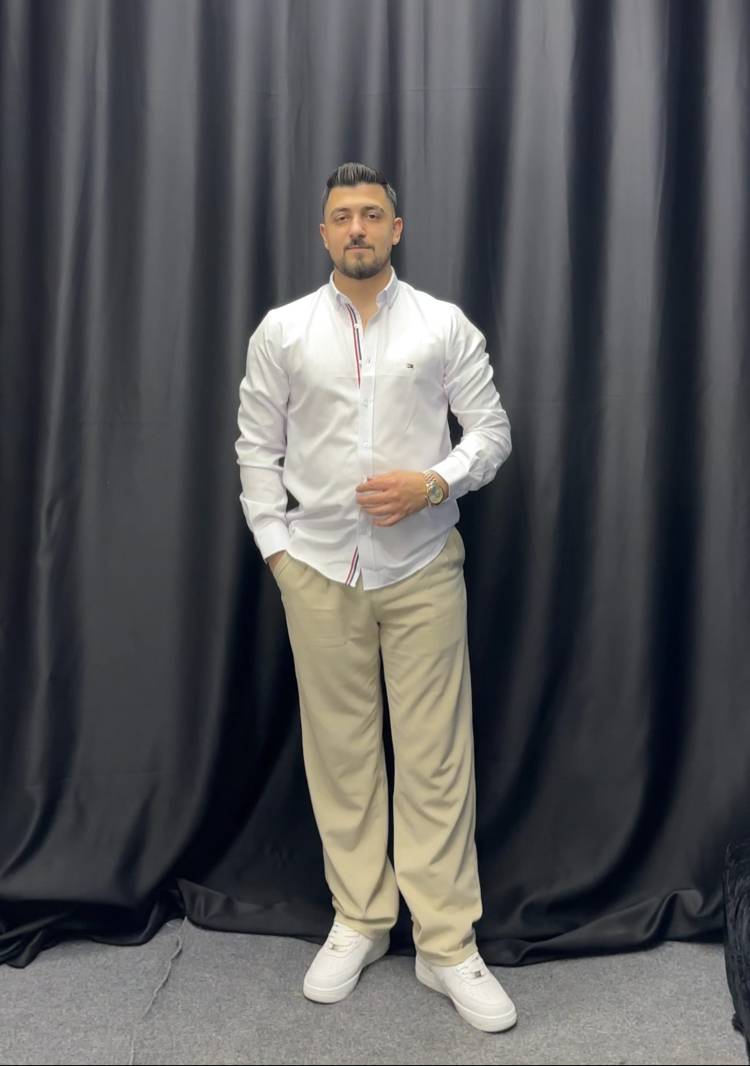 TOMMY HİLFİGER BEYAZ GÖMLEK