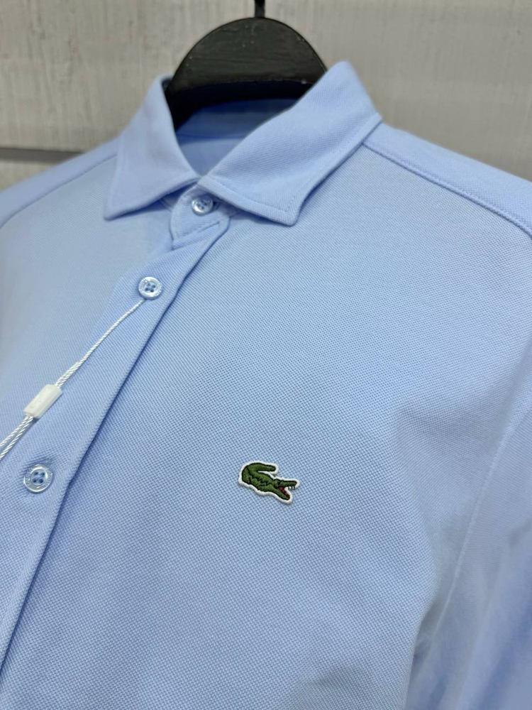 LACOSTE BUZ MAVİSİ GÖMLEK