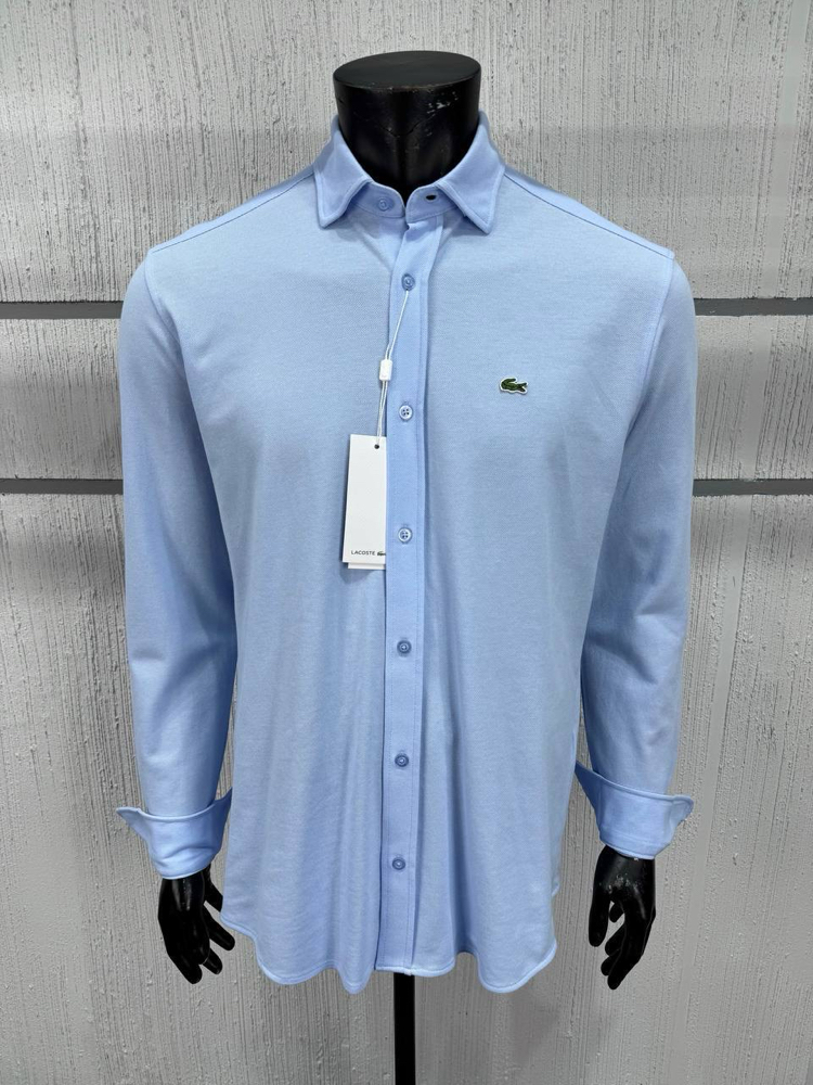 LACOSTE BUZ MAVİSİ GÖMLEK