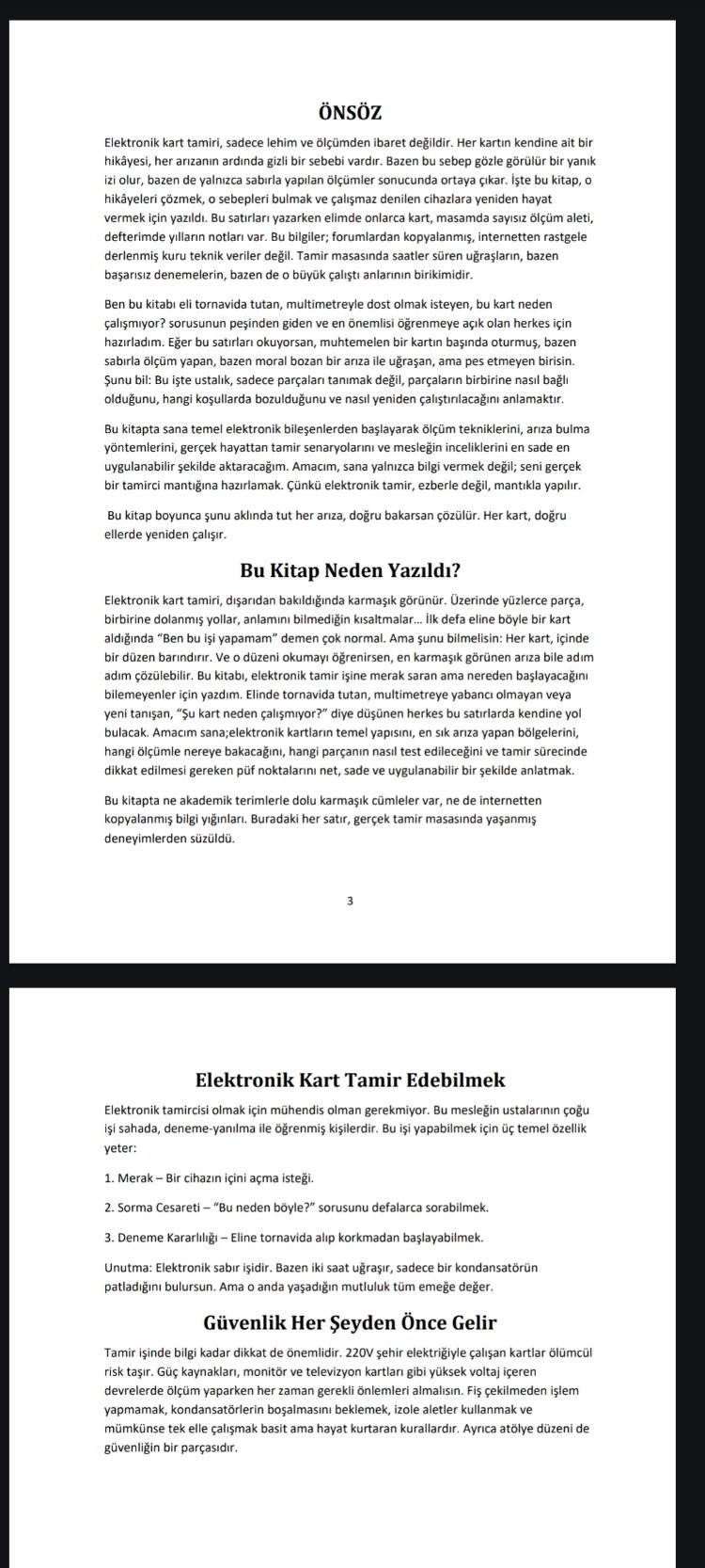 Elektronik Kartlarda Arıza Bulma ve Tamir Teknikleri – PDF Kitap | ElektroBilge