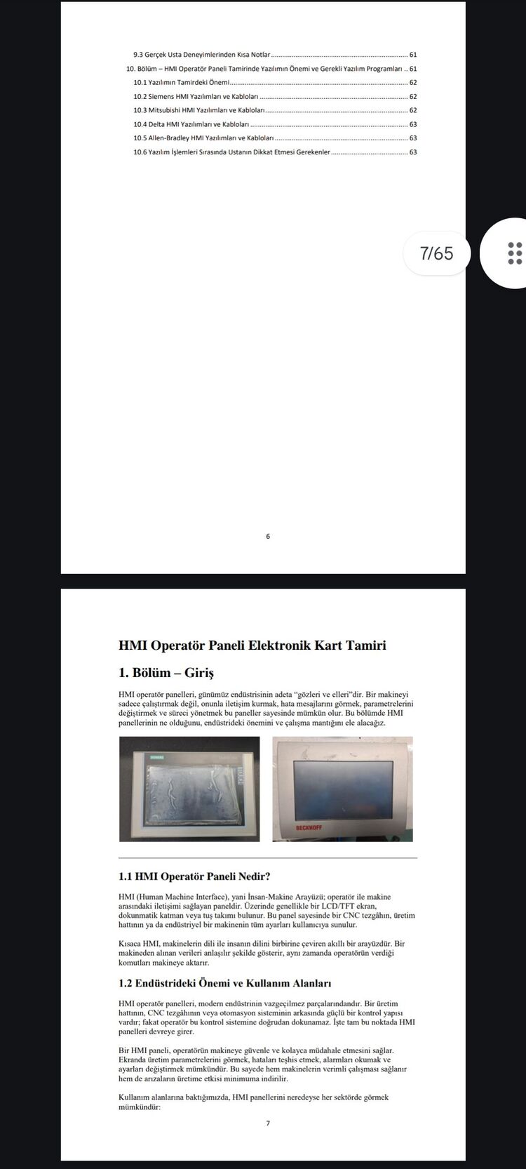HMI Operatör Paneli (Dokunmatik Ekran) Arıza Bulma ve Tamir Teknikleri | ElektroBilge