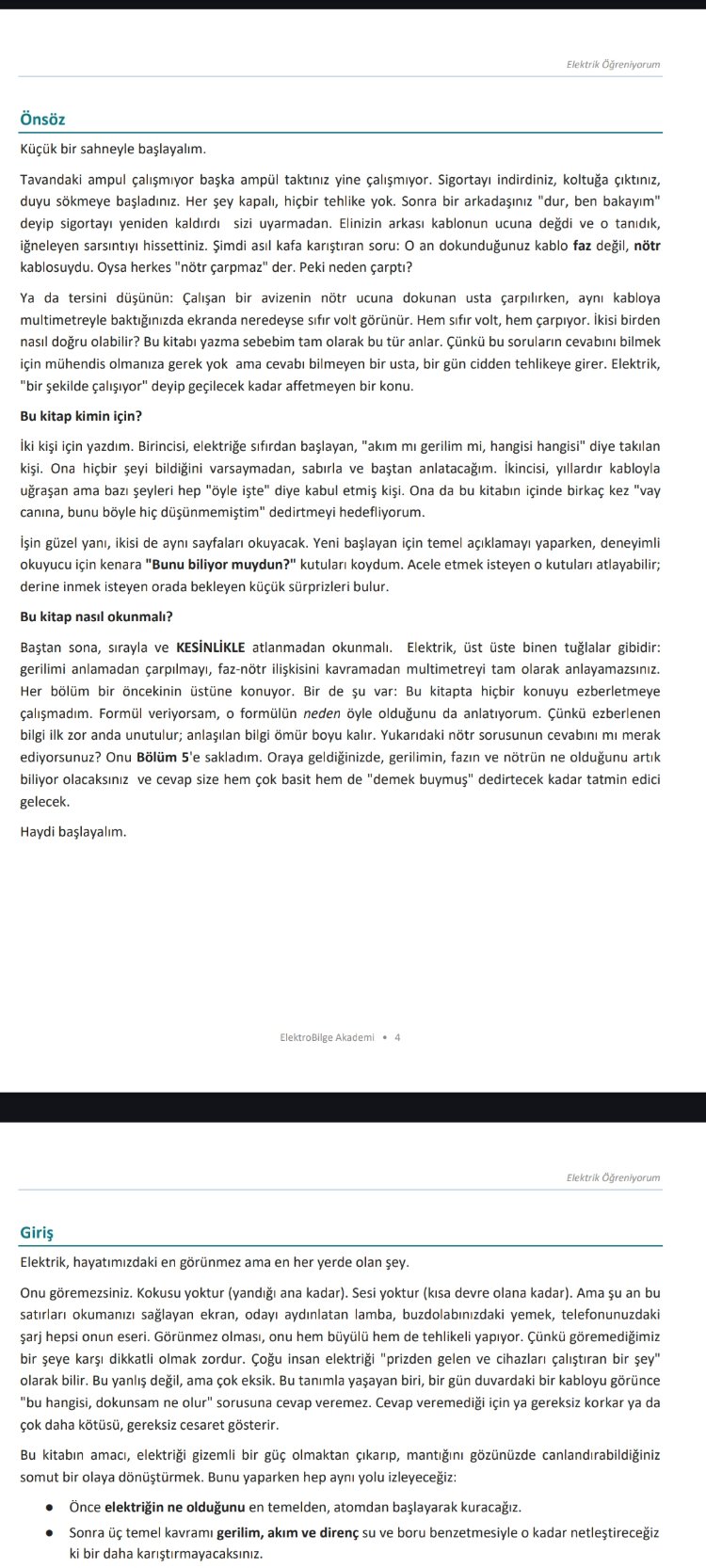 Elektrik Öğreniyorum – Sıfırdan Temele: Gerilim, Akım, Çarpılma ve Ölçüm | ElektroBilge