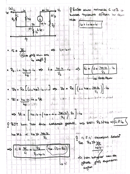 Elektronik 2 Ders Notları ( El Yazması )