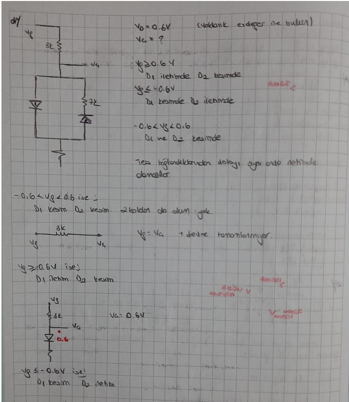 ELEKTRONİK 1 DERS NOTU ( EL YAZMASI )