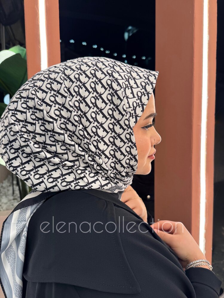 İthal Twill İpek Eşarp S&B