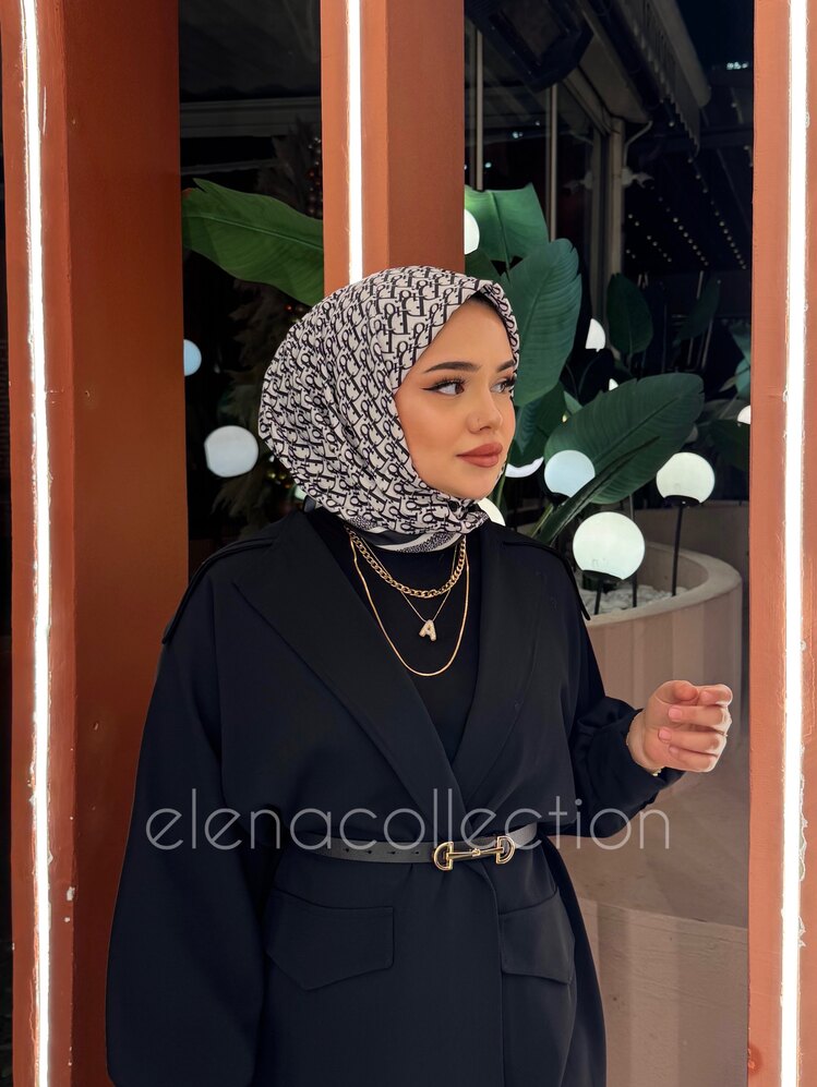 İthal Twill İpek Eşarp S&B